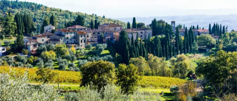Chianti Vineyards And Villages Tuscany