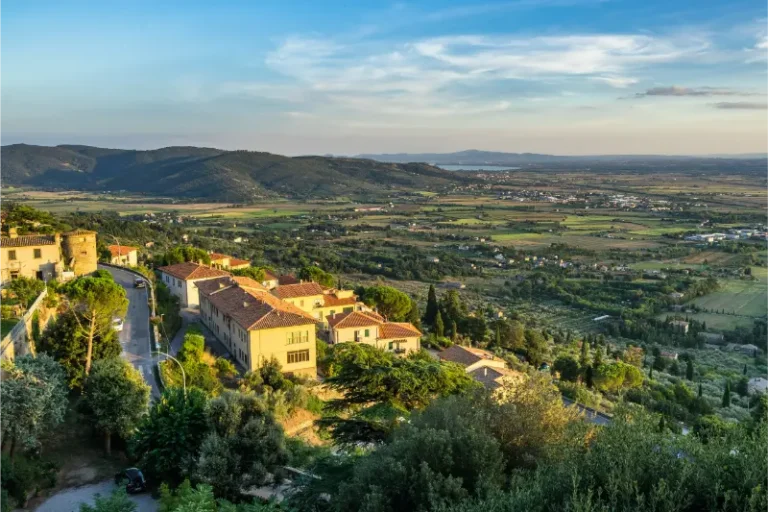 Cortona View Over Tuscan Hills