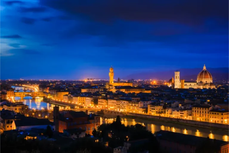 Florence At Night Tuscany