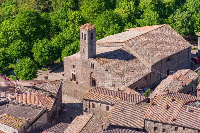 Medieval Village Radicofani Tuscany