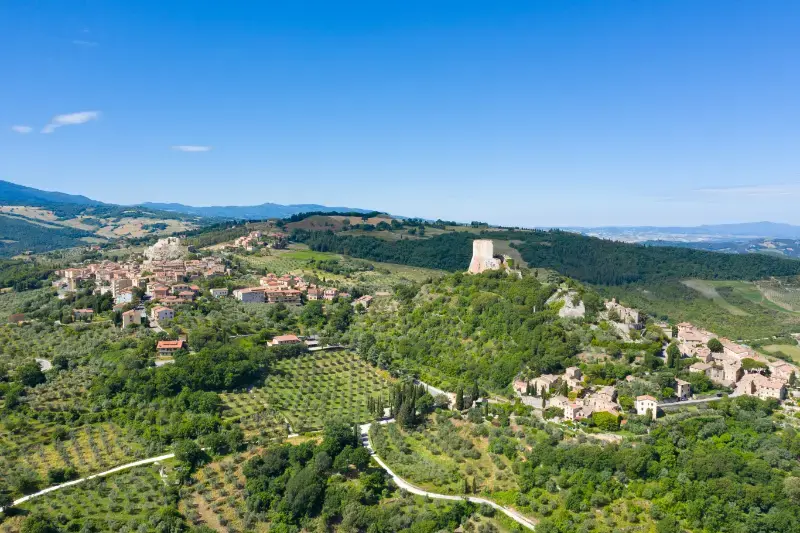 Monte Argentario Coast Aerial View Tuscany