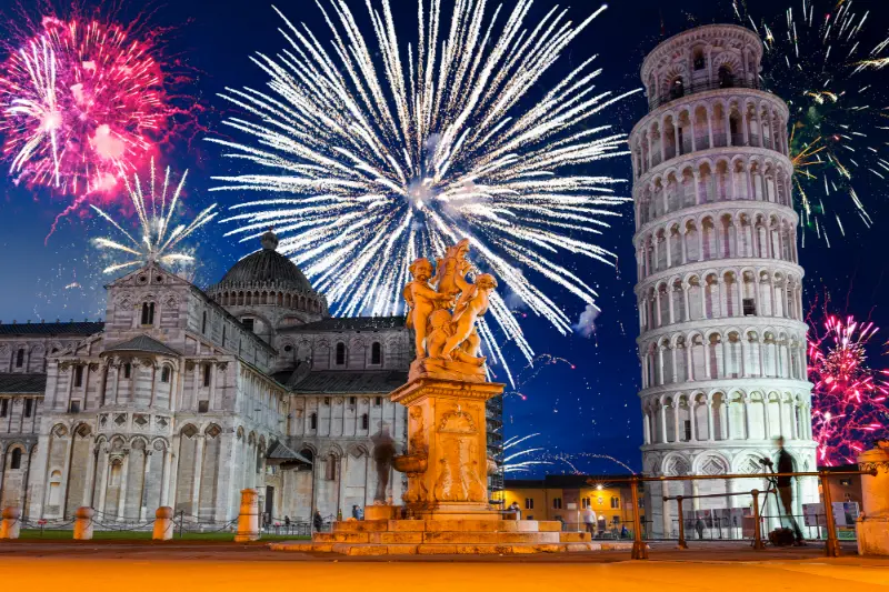 New Year In Pisa Tuscany