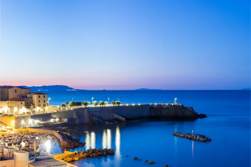 Piazza Bovio Sunrise Piombino Tuscany