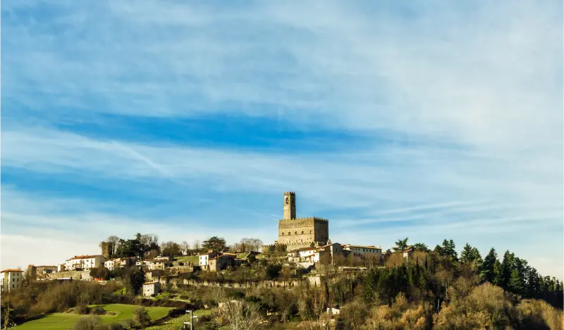 Poppi Old Town And Castle Tuscany