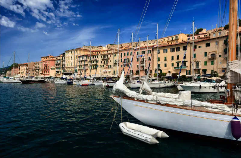 Portoferraio Harbour Elba Island Tuscany