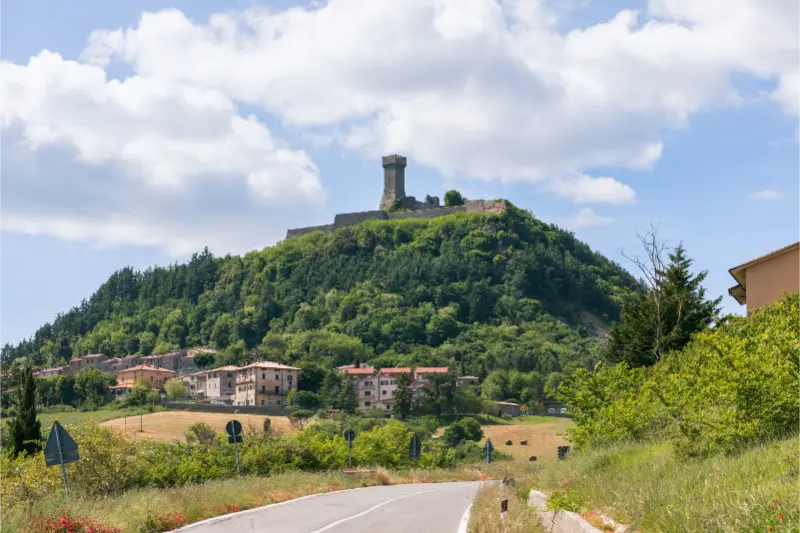 Radicofani Below Fortress Tuscany
