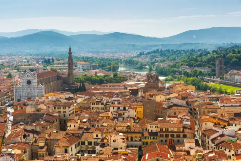 Santa Maria Novella Florence View From Palazzo Vecchio