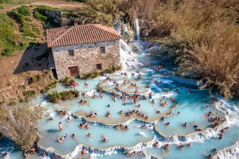 Saturnia Natural Thermal Waterfalls Tuscany