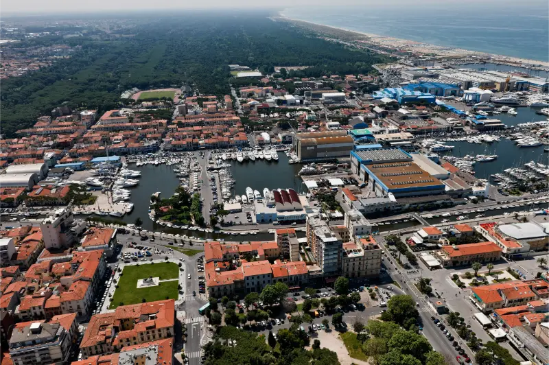 Viareggio Aerial View Tuscany